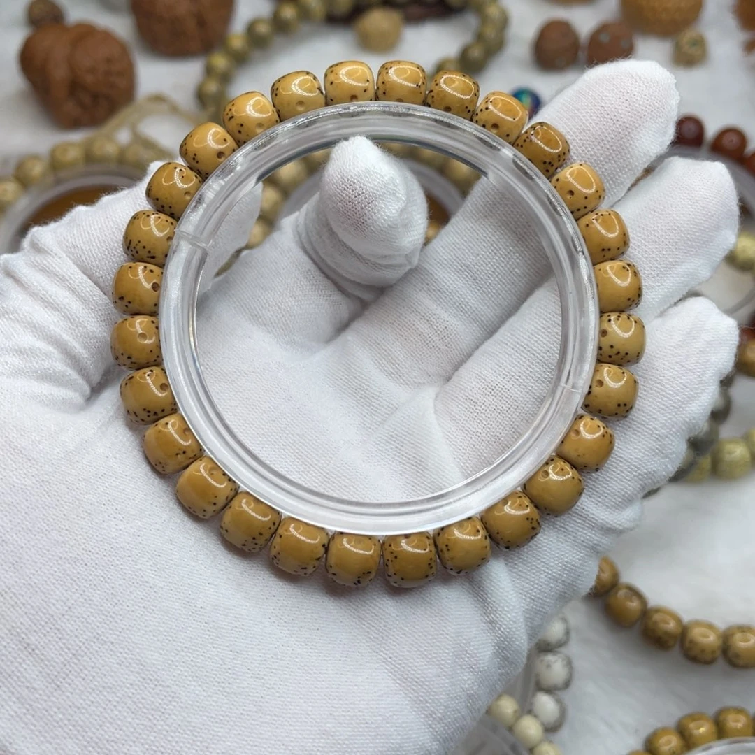 手串星月菩提8/7原白通体