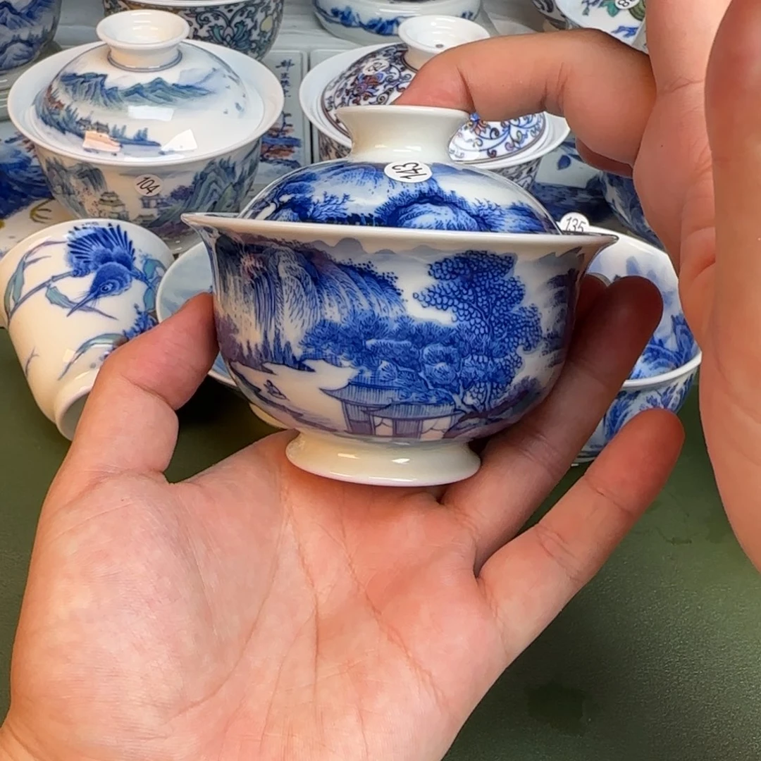 彦祖纯手工手绘茶具143