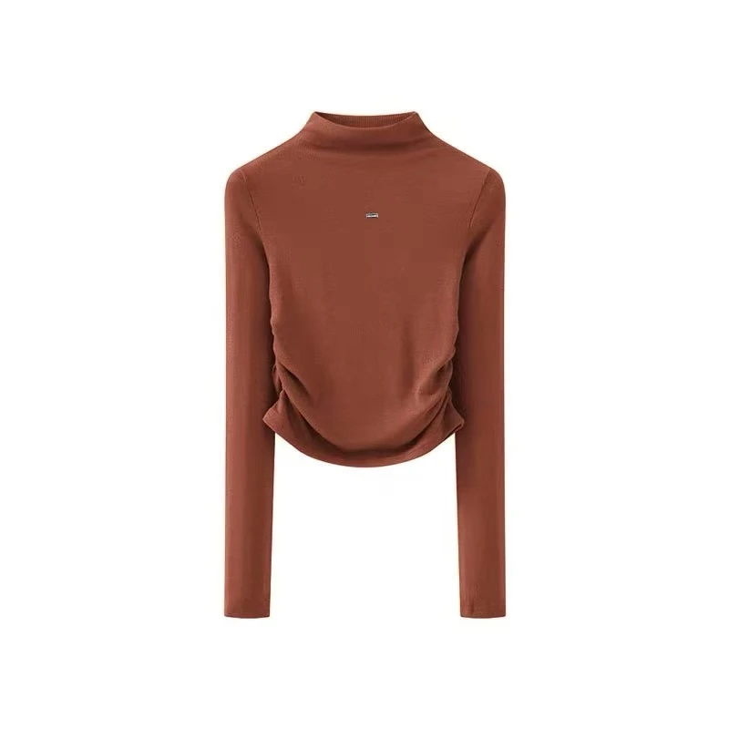 【YZ•衣系列】NN1220-时尚女装设计感打底衫休闲重工百搭气质显瘦