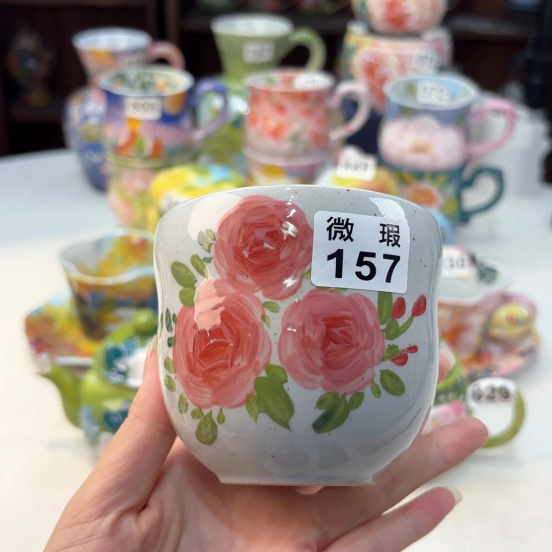 景德镇手绘高温釉下彩陶瓷茶具