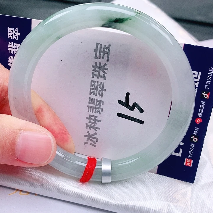 翡翠未镶嵌手镯缅甸天然a货翡翠手镯
