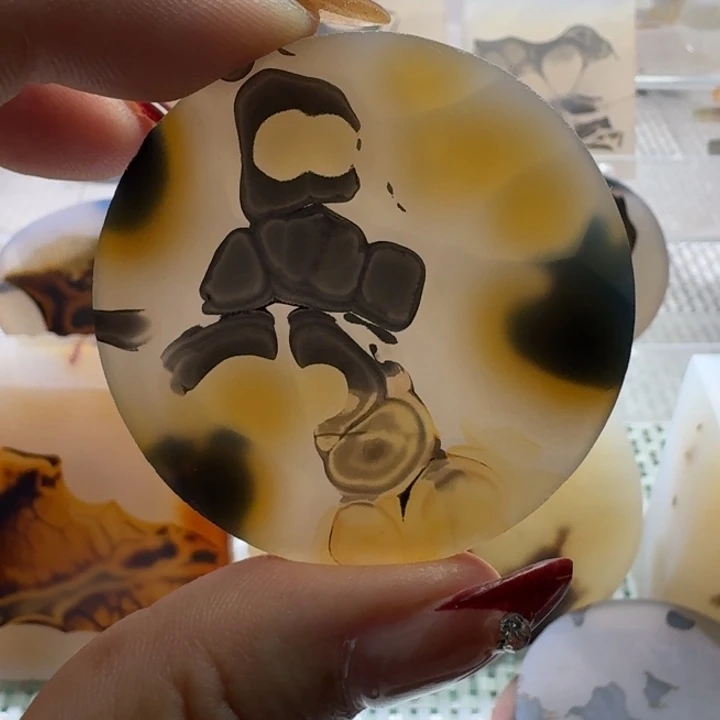 玛瑙/玉髓未镶嵌项链