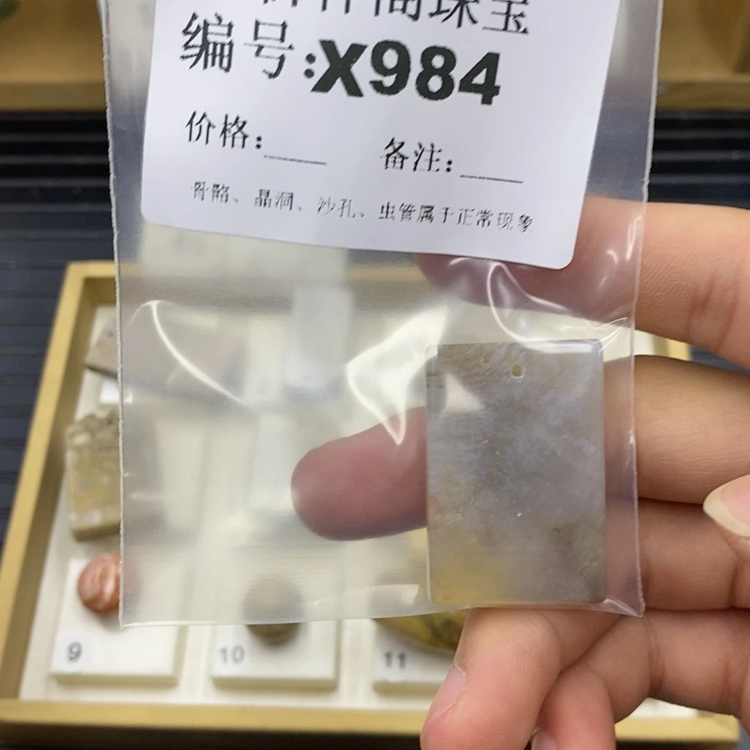 硅化珊瑚（珊瑚玉）未镶嵌颈饰潇**绽