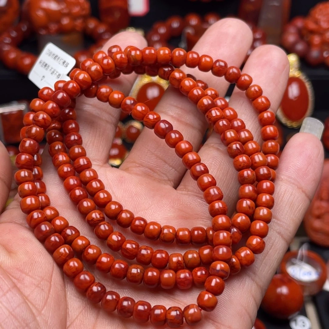 南红玛瑙珠宝奇石未镶嵌多圈5