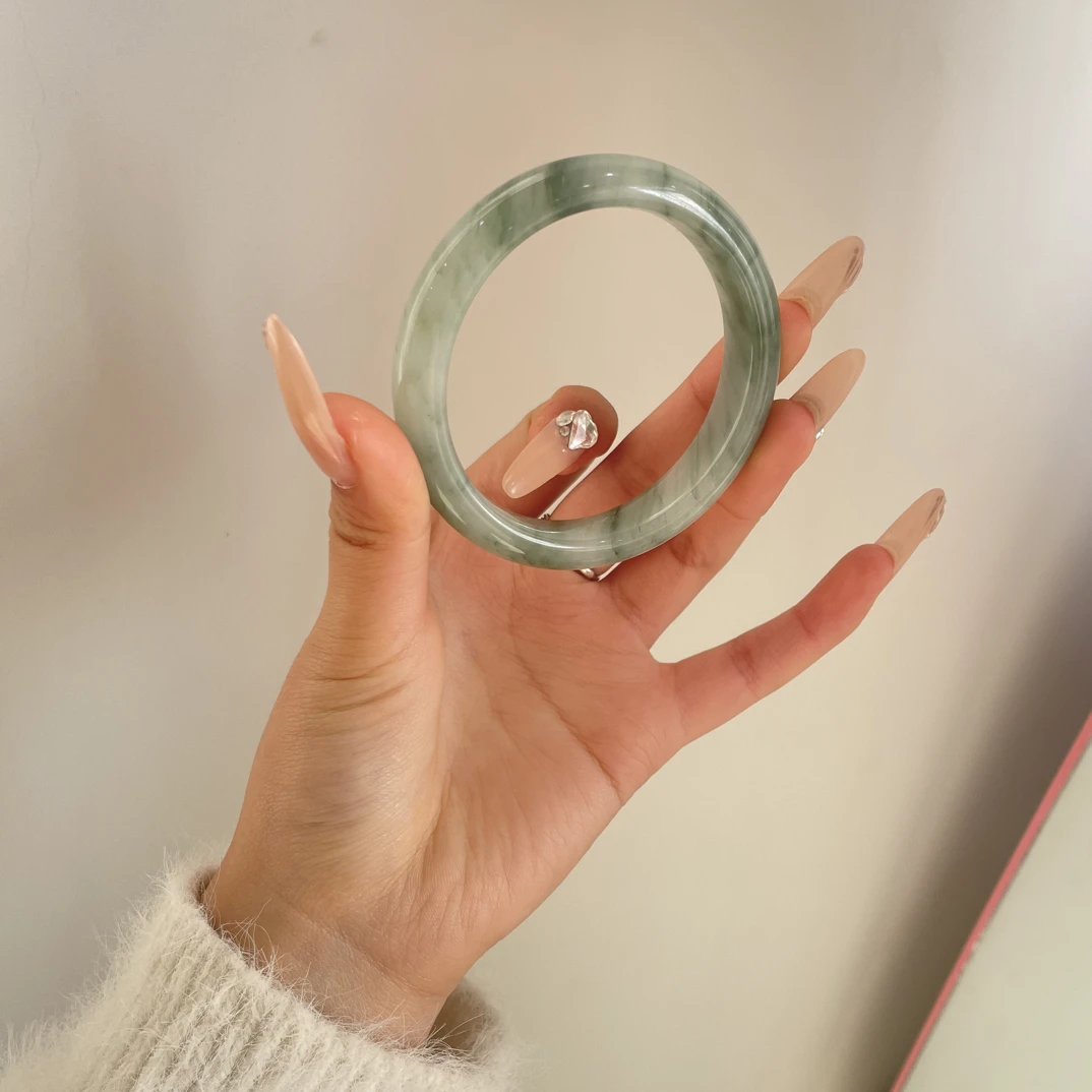 天然玉石天山翠手镯