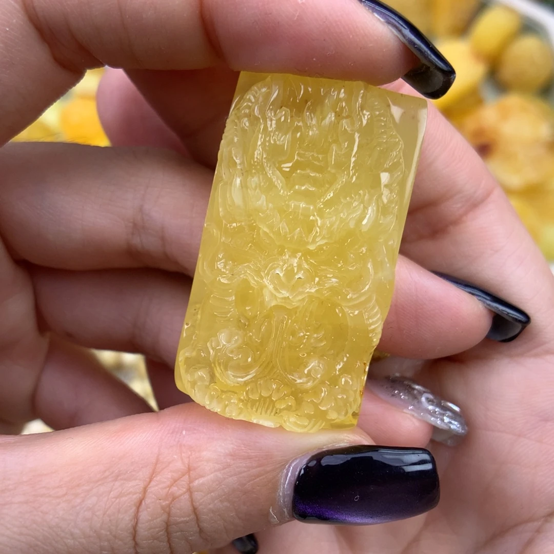 琥珀未镶嵌裸石40×23