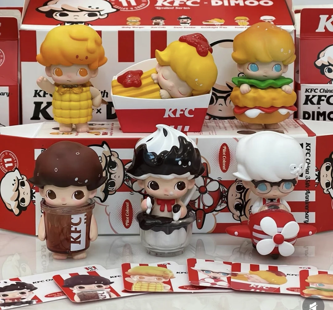 【国版】KFC联名dimoo系列潮玩盲盒可爱手办生日礼物