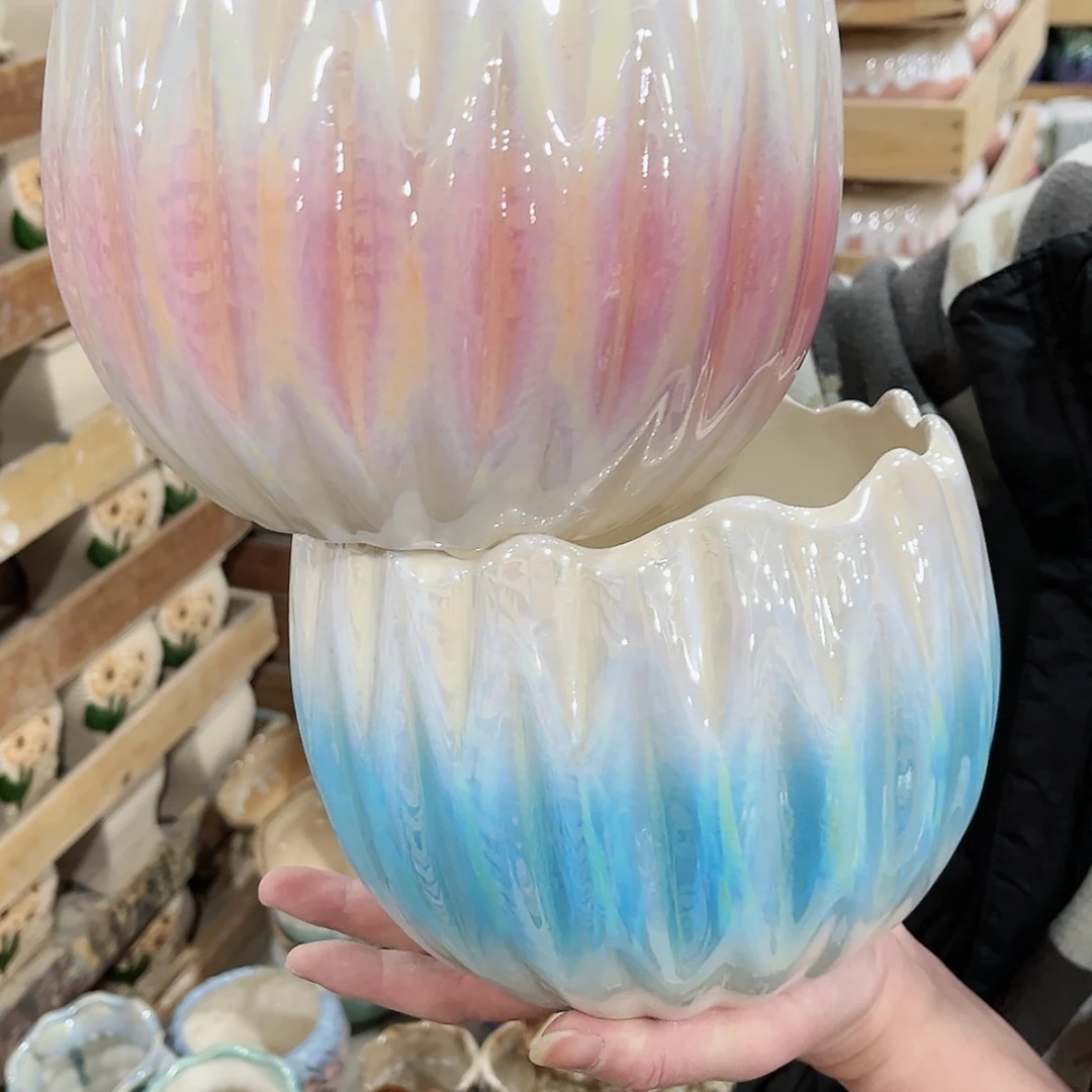 【闪购商品】陶瓷陶瓷多肉植物花盆