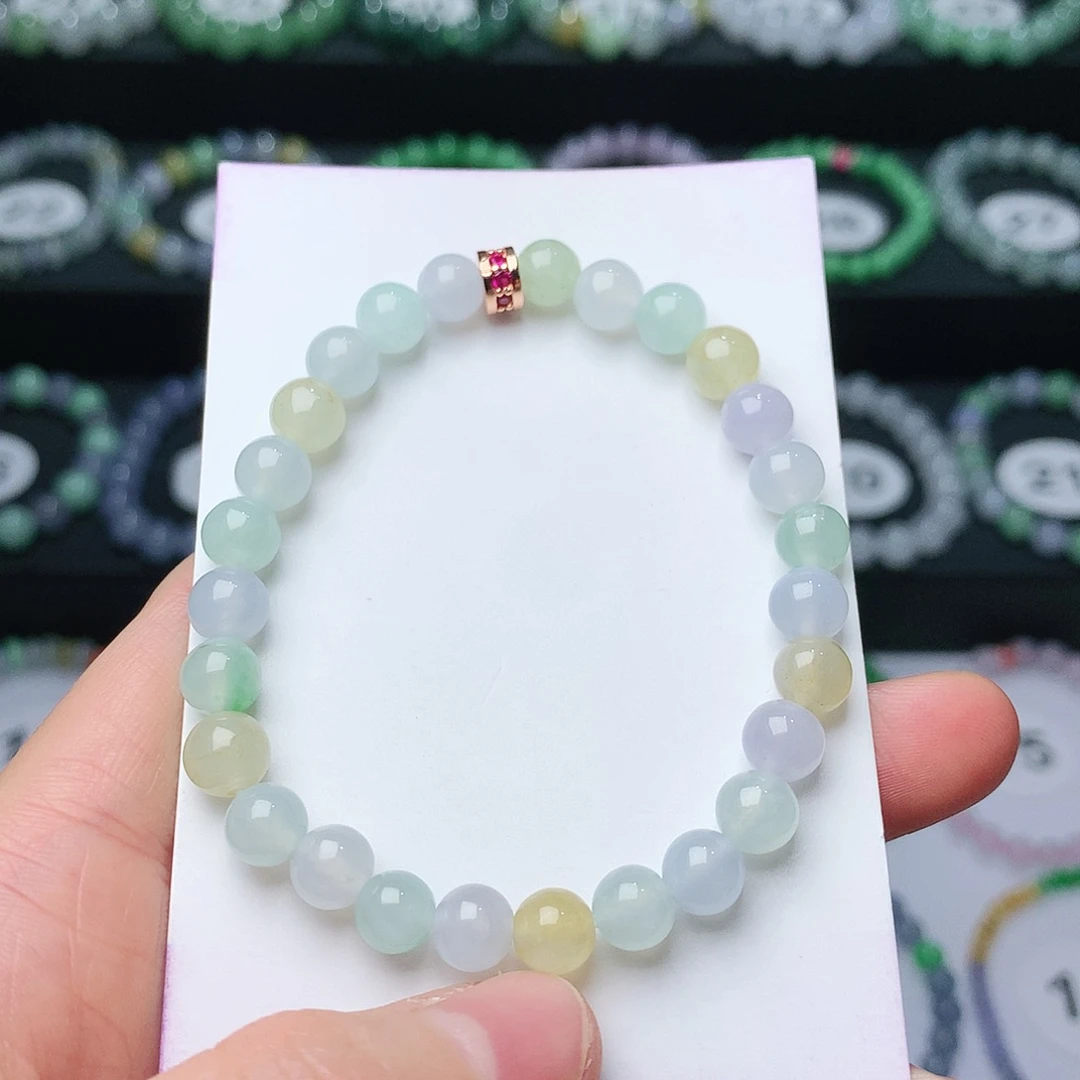 翡翠手链未镶嵌翡翠