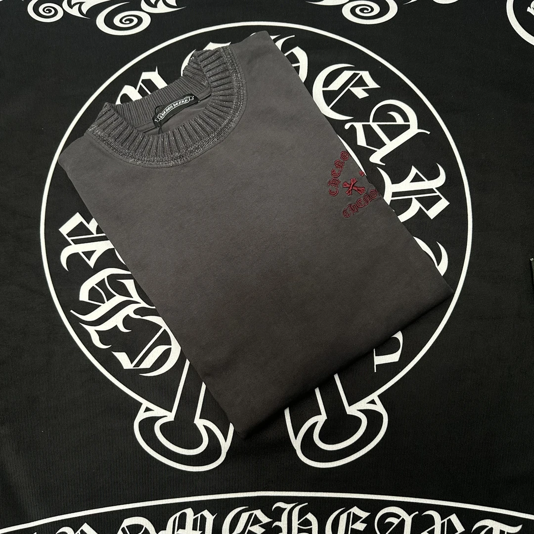 【5121】轻奢高级感重磅刺绣T恤短袖（男女同款）