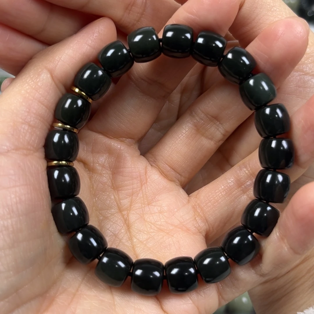 和田玉手链未镶嵌莫****声卡10直切