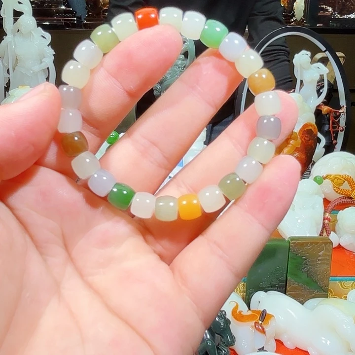 和田玉未镶嵌手串