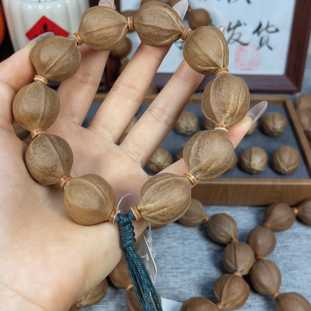 飞***少橄榄核手串梅林铁核2025