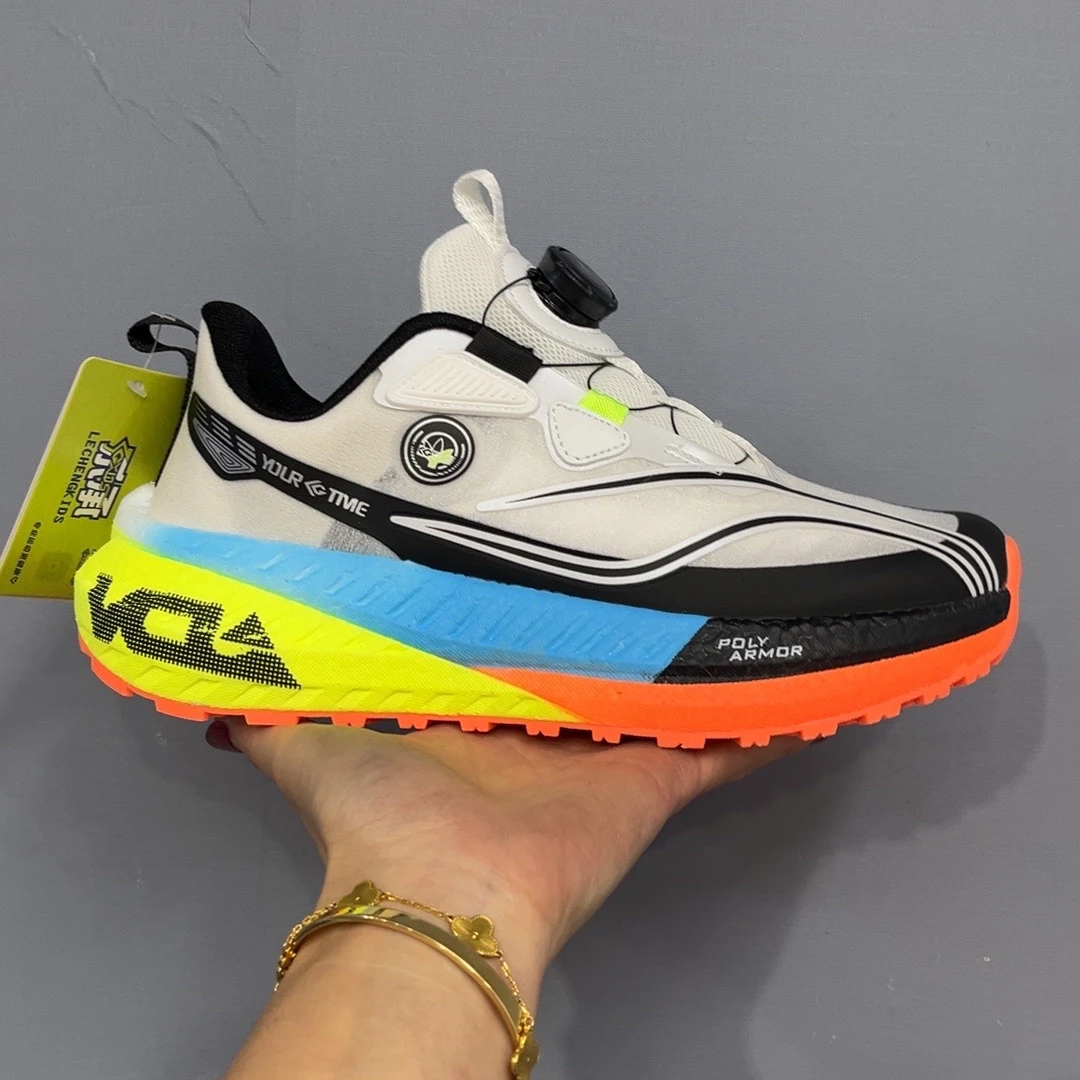 春夏新款儿童篮球鞋薄网贴片底跑鞋