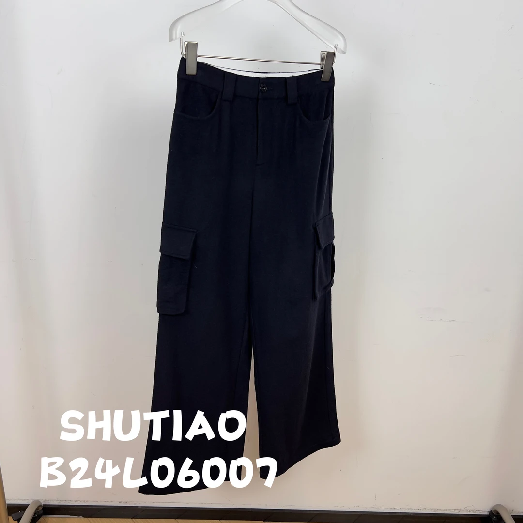 【SHUTIAO】2024秋冬：新款小众设计款裤子B24L06007