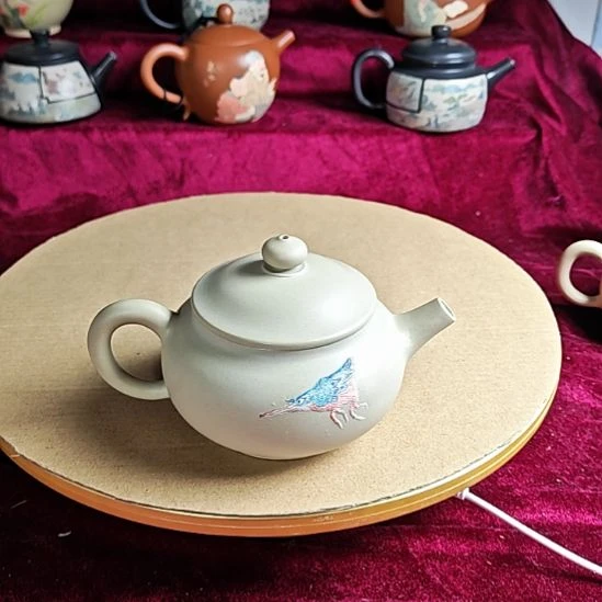 建水紫陶微瑕茶壶4号