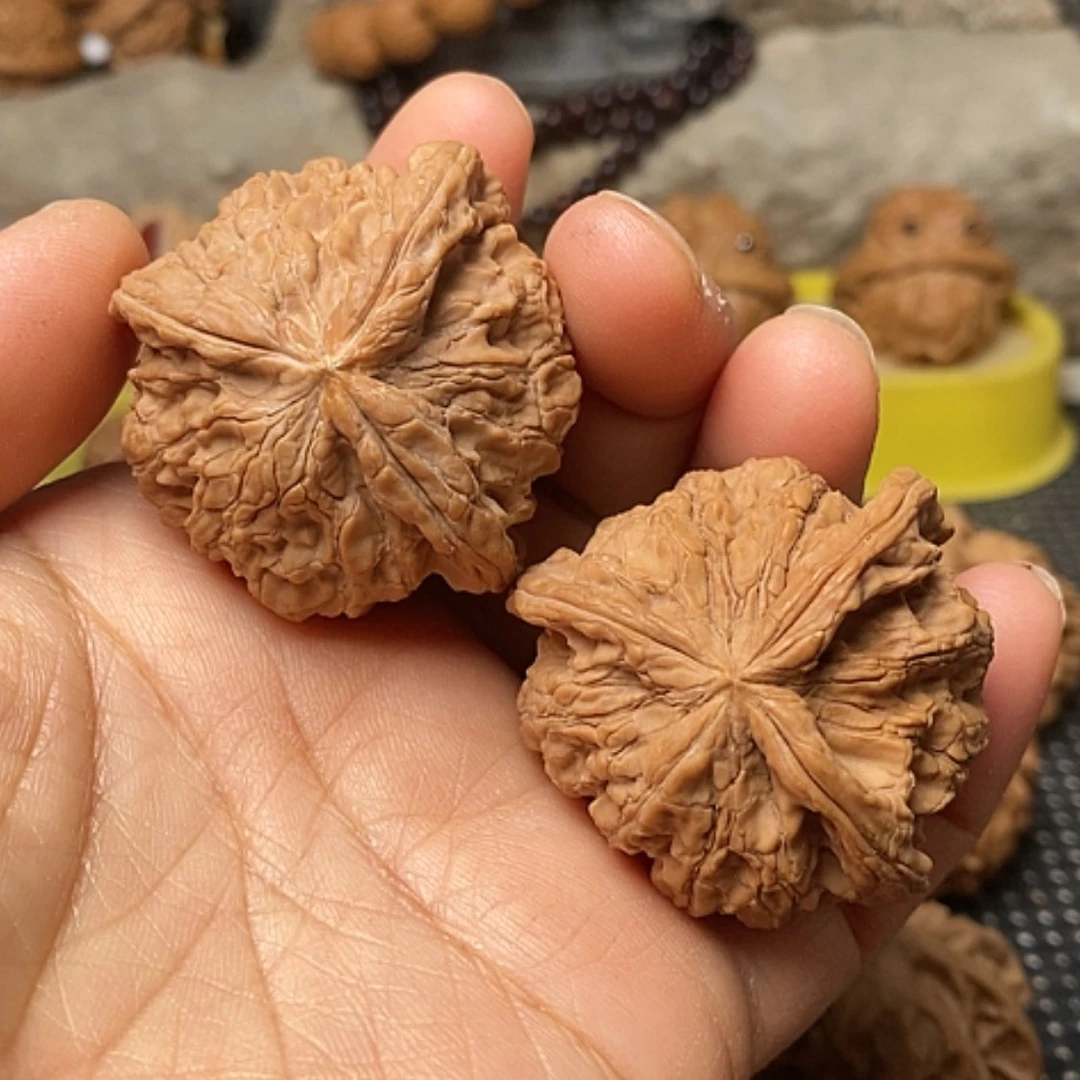 【闪购商品】把件文玩核桃大肚三棱野生41