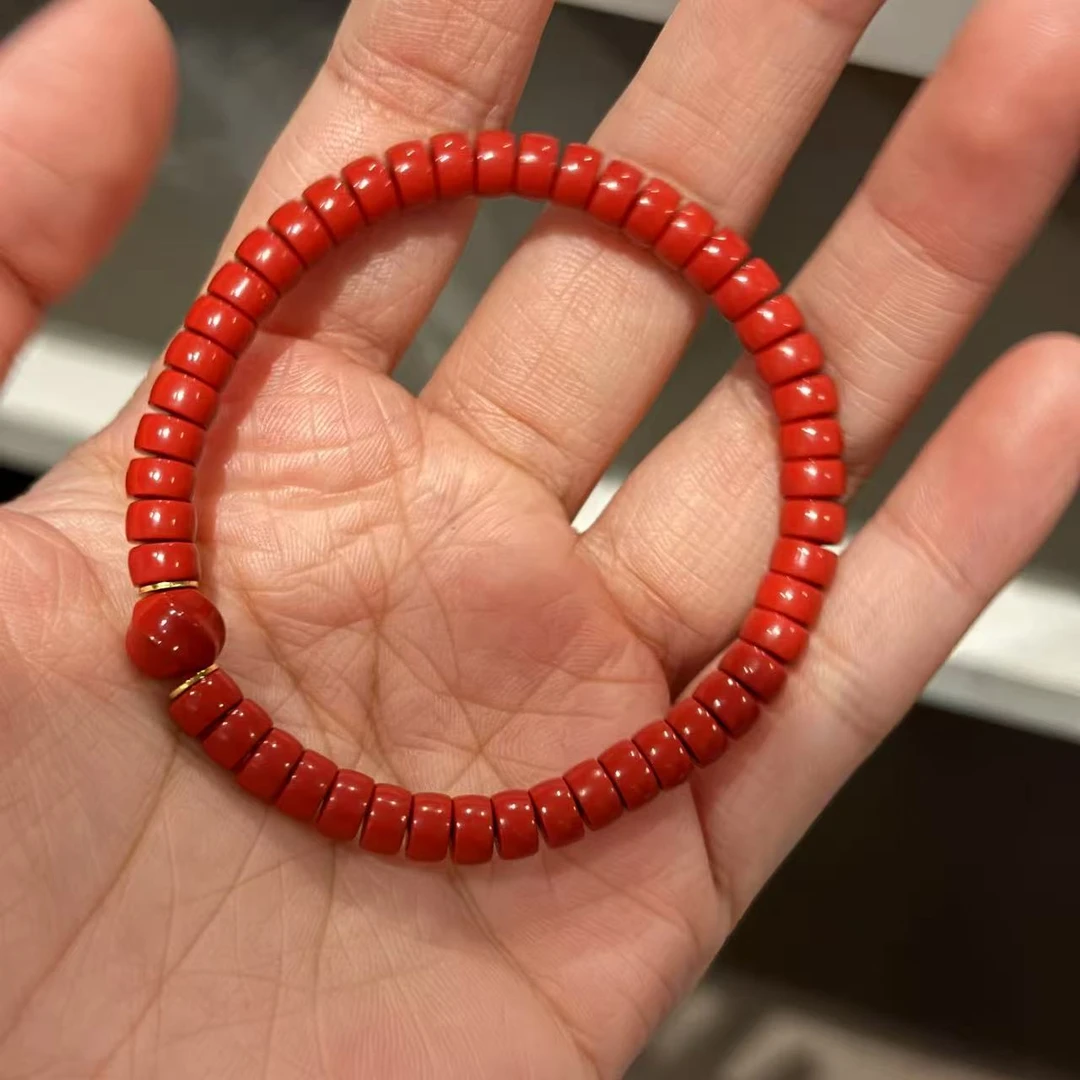 灯小炮 含辰砂工艺品朱砂手串（8589）