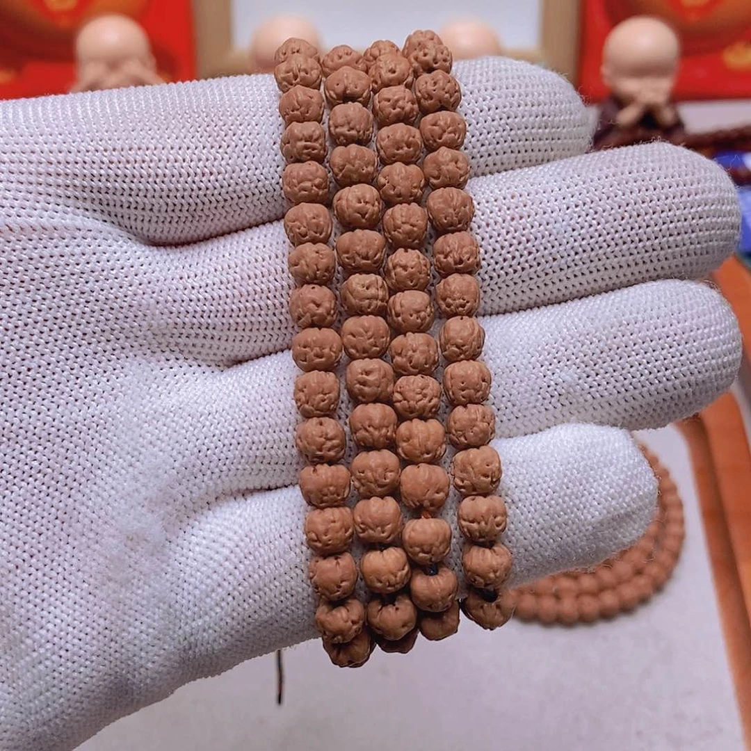 金刚菩提吊坠给***信108定制款毕业佛手