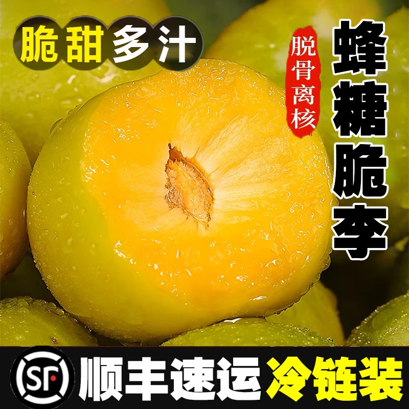 【星河甄选】正宗蜂糖脆李脱骨李顺丰冷链新鲜应季水果冰糖李3斤