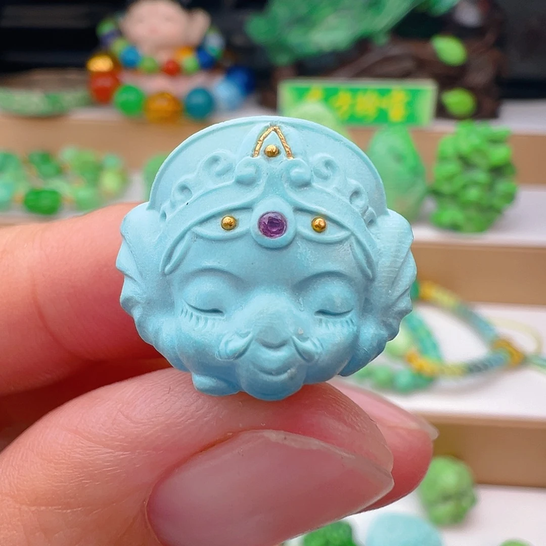 未镶嵌绿松石项链