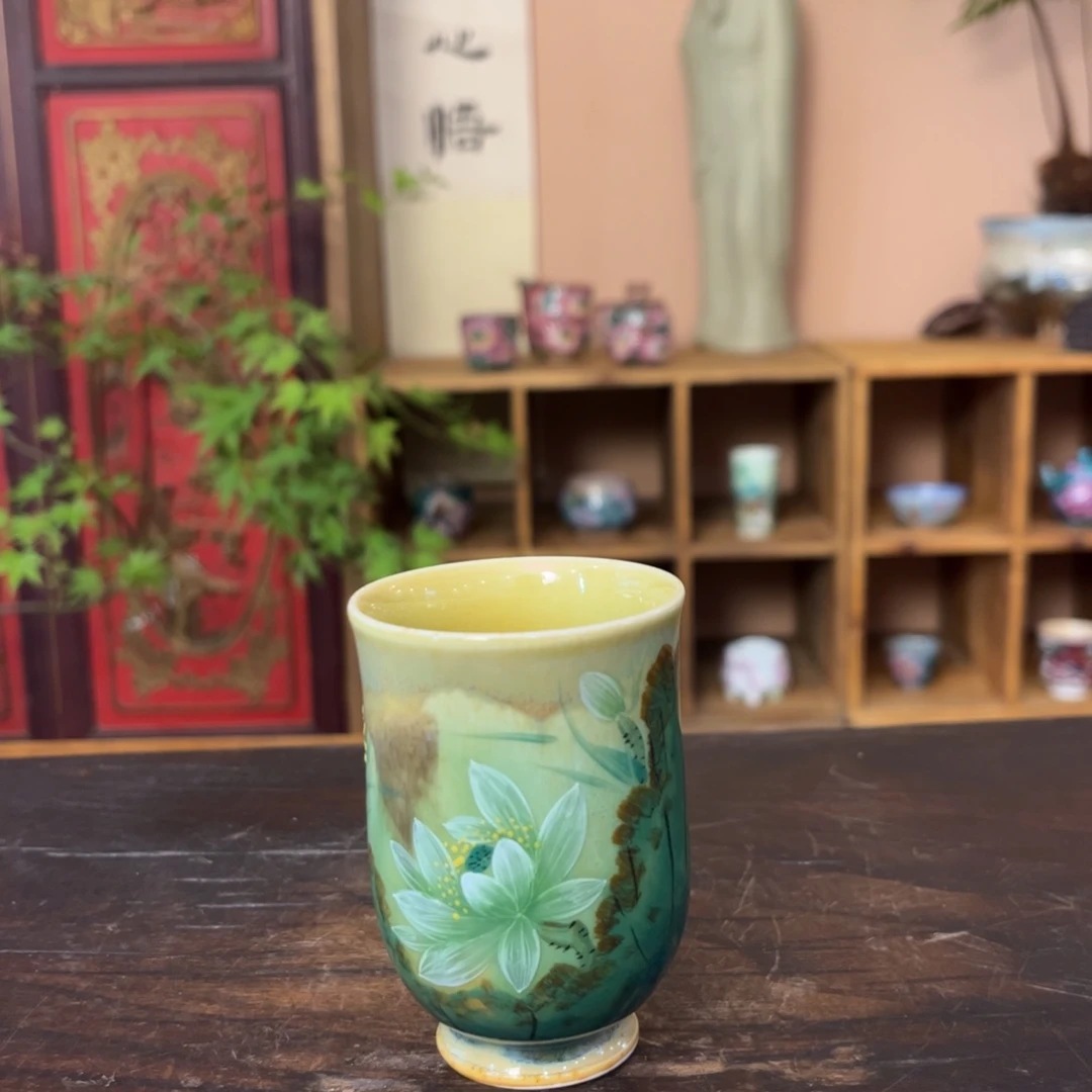 柴烧手工手绘陶瓷