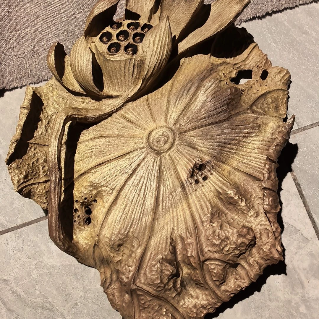 阴沉木易*手工壶承乌木金丝楠。