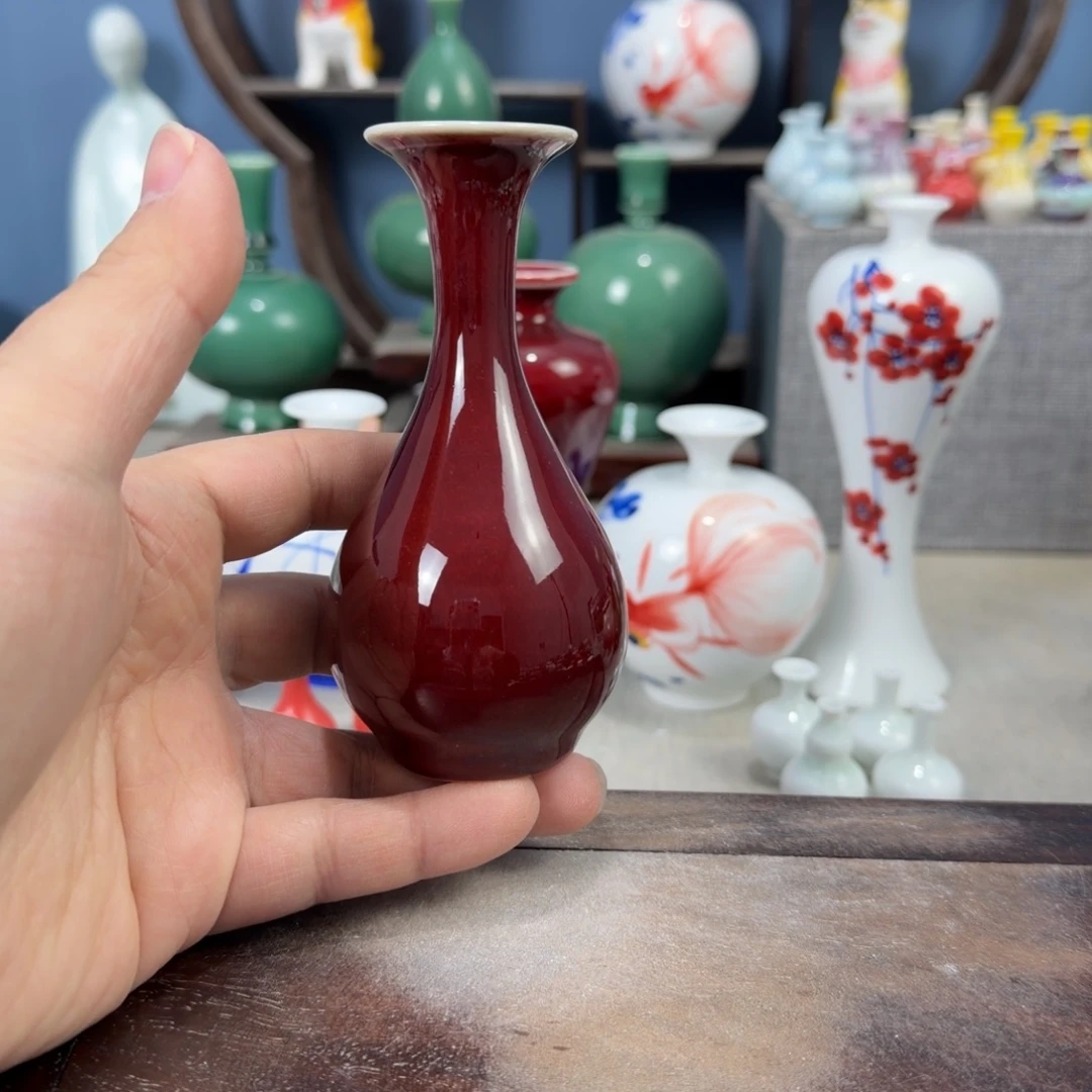 陶瓷手工小花器摆件