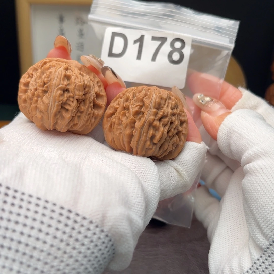 把件文玩核桃40四喜d178