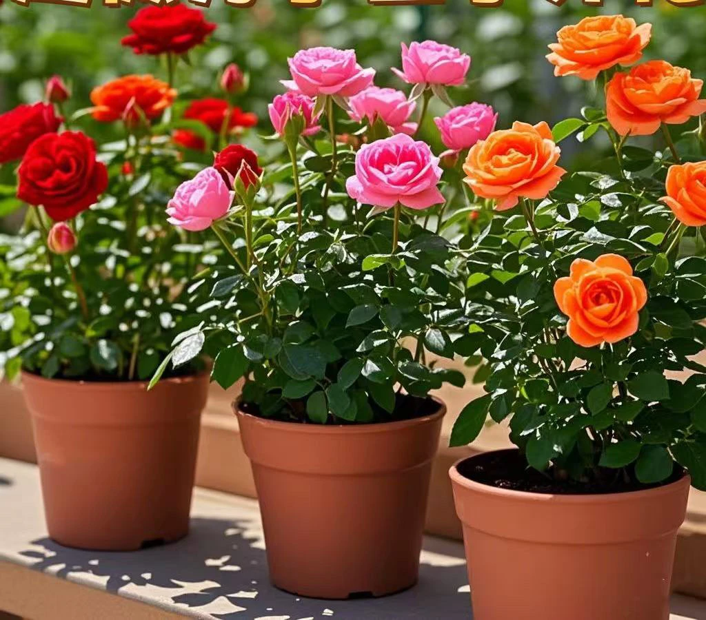 月季花一年四季开花新老枝开花