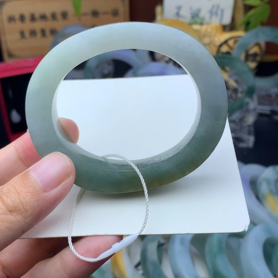 定制翡翠定制手镯未镶嵌定制贵妃52-56