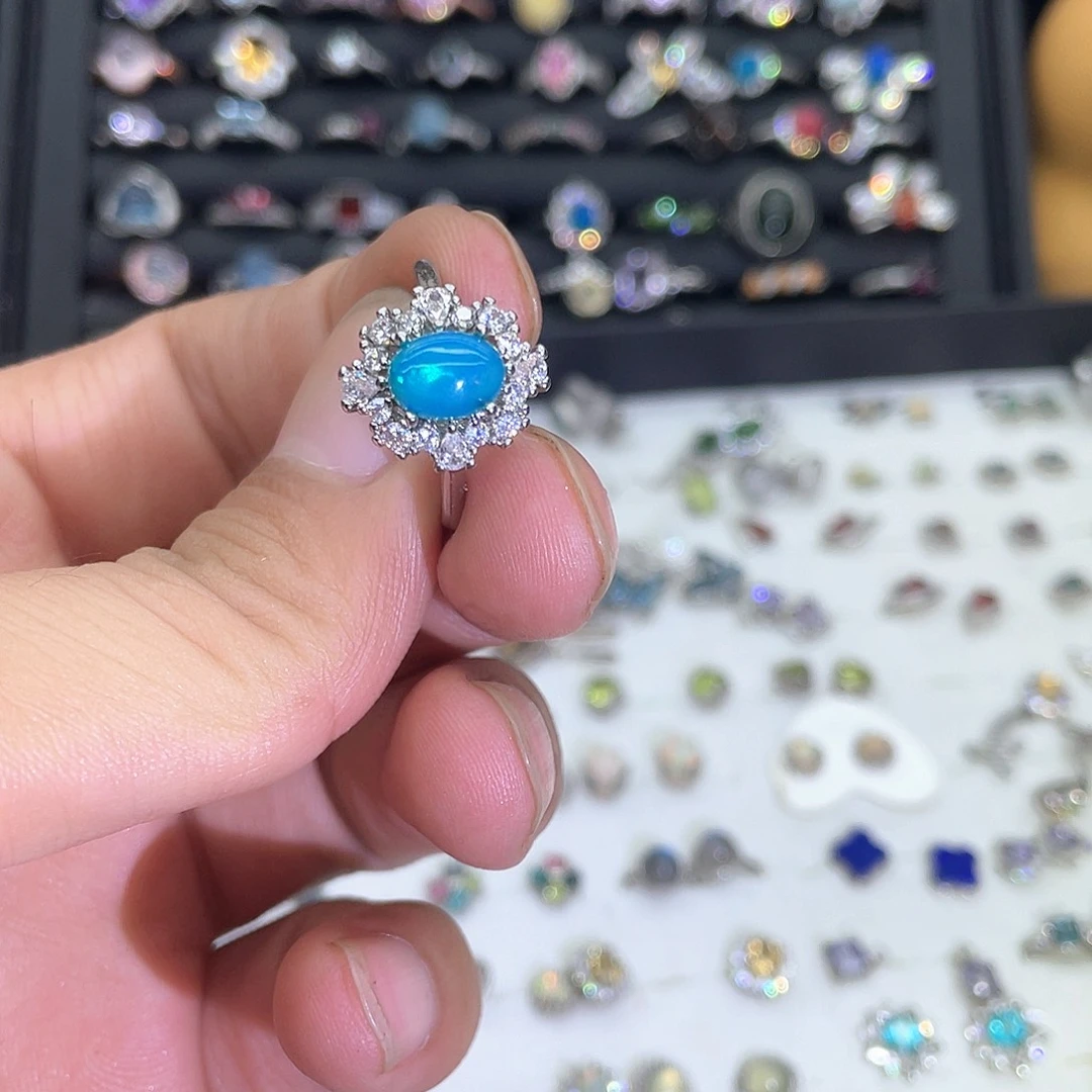 紫晶珠宝半成品未镶嵌