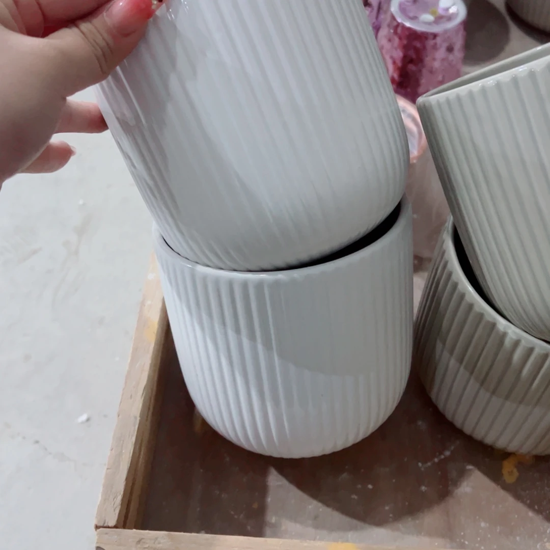 有孔，陶瓷花盆满10米包邮发货