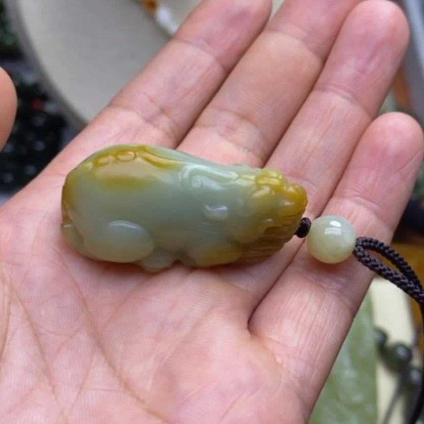 【闪购商品】未镶嵌和田玉挂件朋*