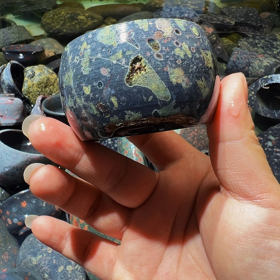 梅花玉鱼缸石茶周边不退不换