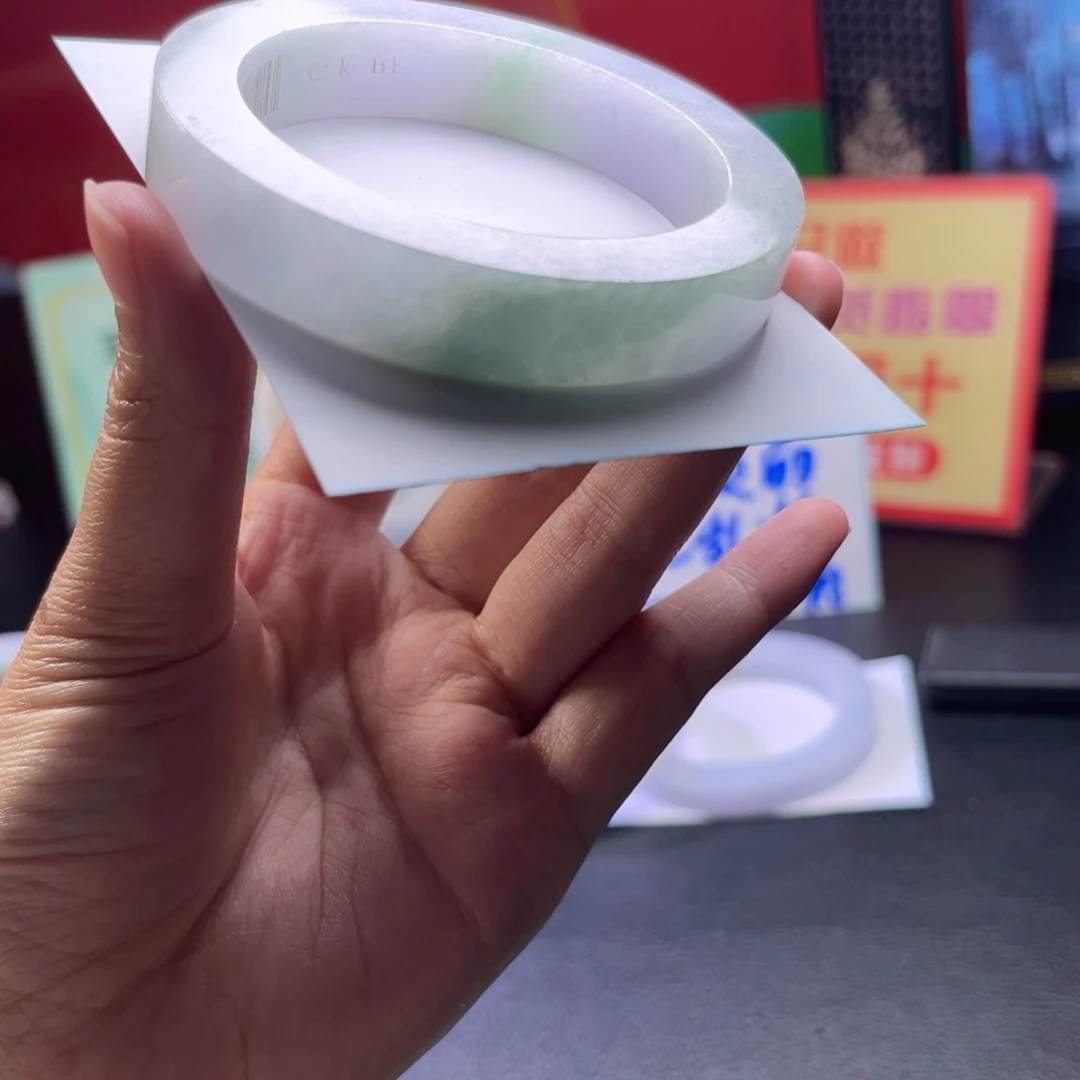 定制翡翠未镶嵌手镯56-59正