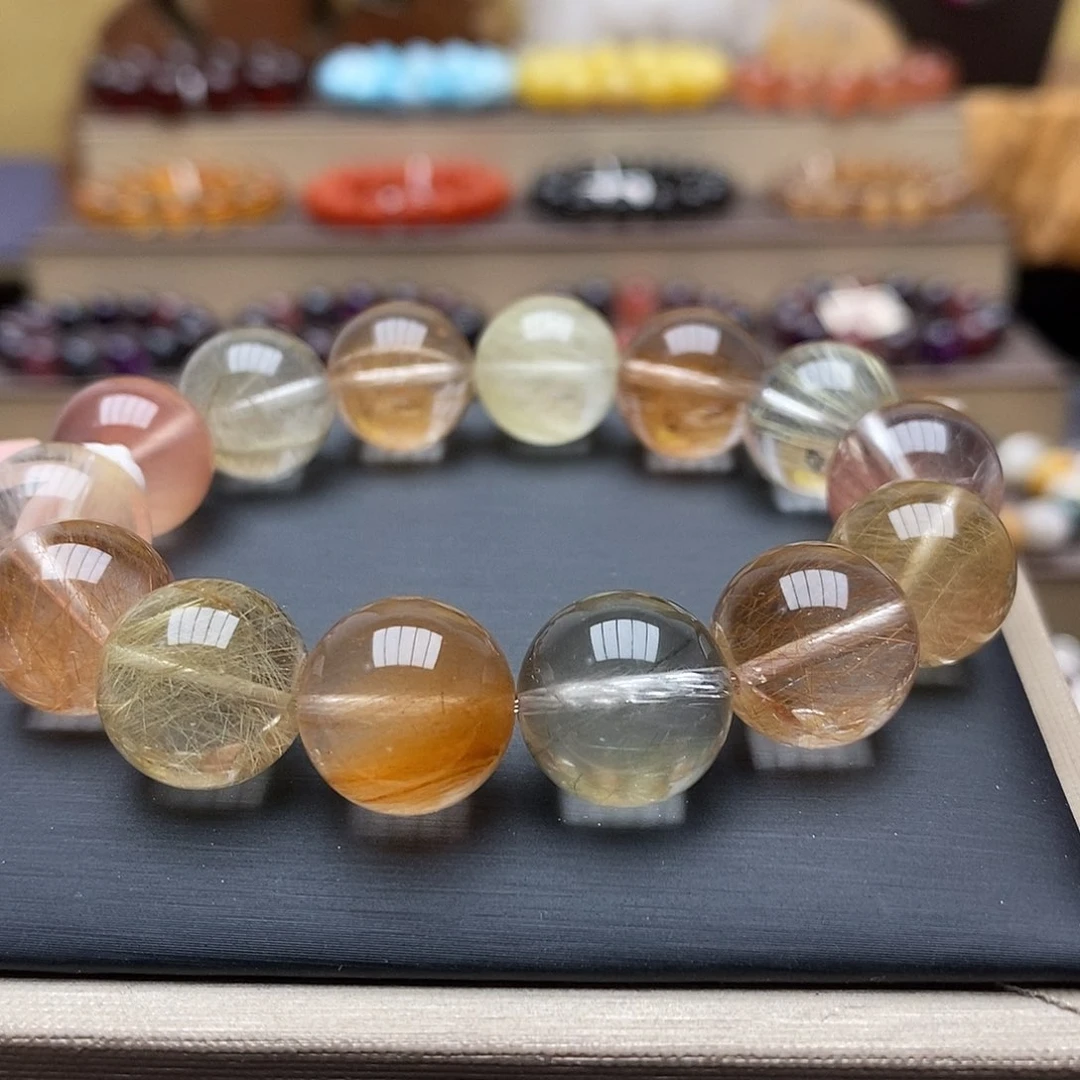 未镶嵌手链水晶拾*手链