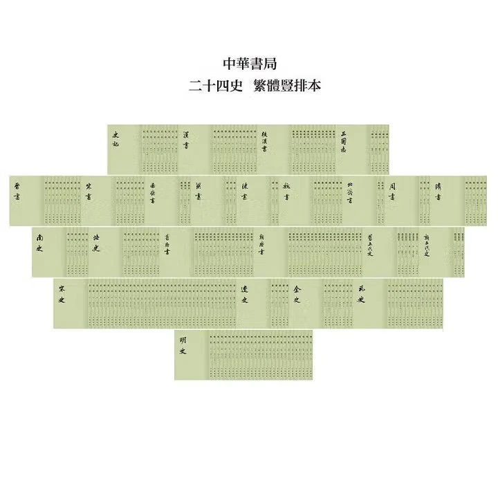 二十四史繁体竖排全套241册平装