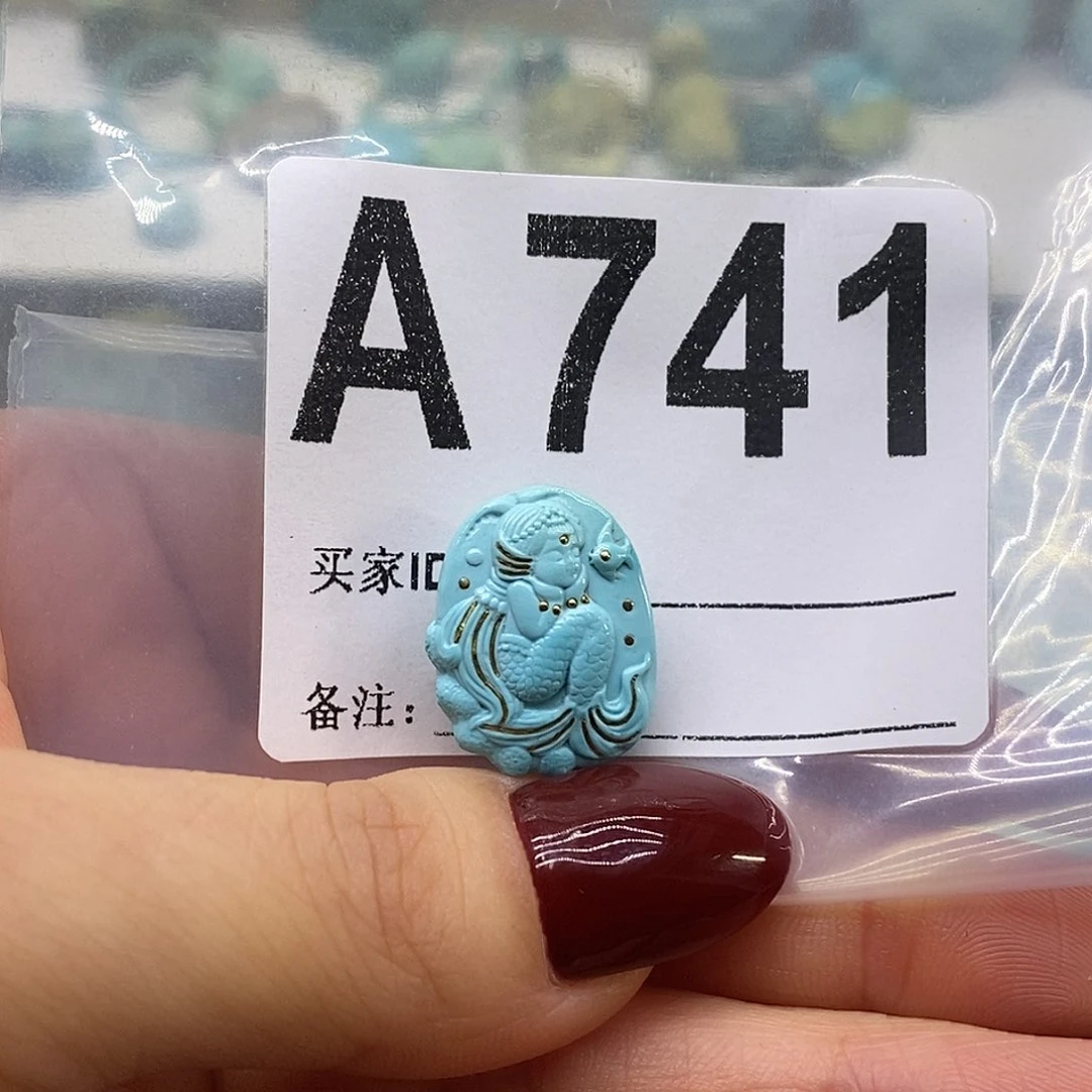 未镶嵌绿松石绿松石配饰定制