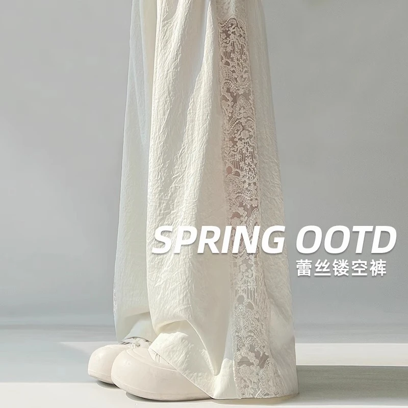 女童夏季薄款阔腿裤大童2025新款休闲山本裤儿童夏天宽松防蚊裤子