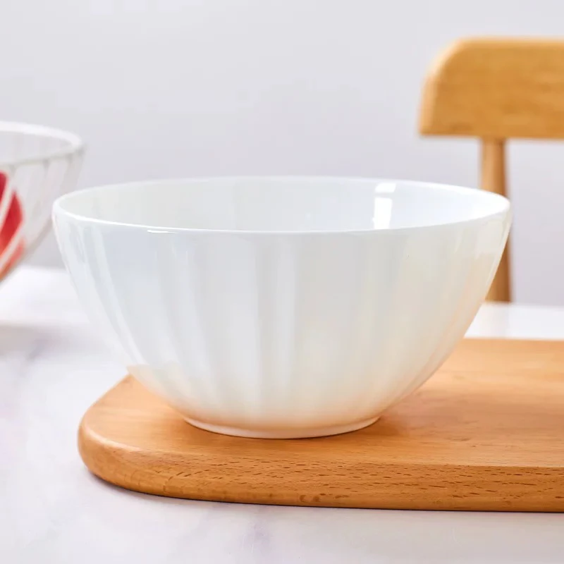 4只 5寸骨质瓷米饭碗