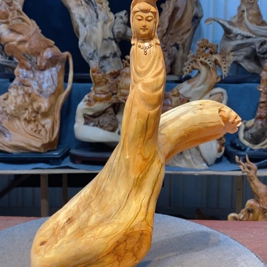 柏木（崖柏）根雕摆件