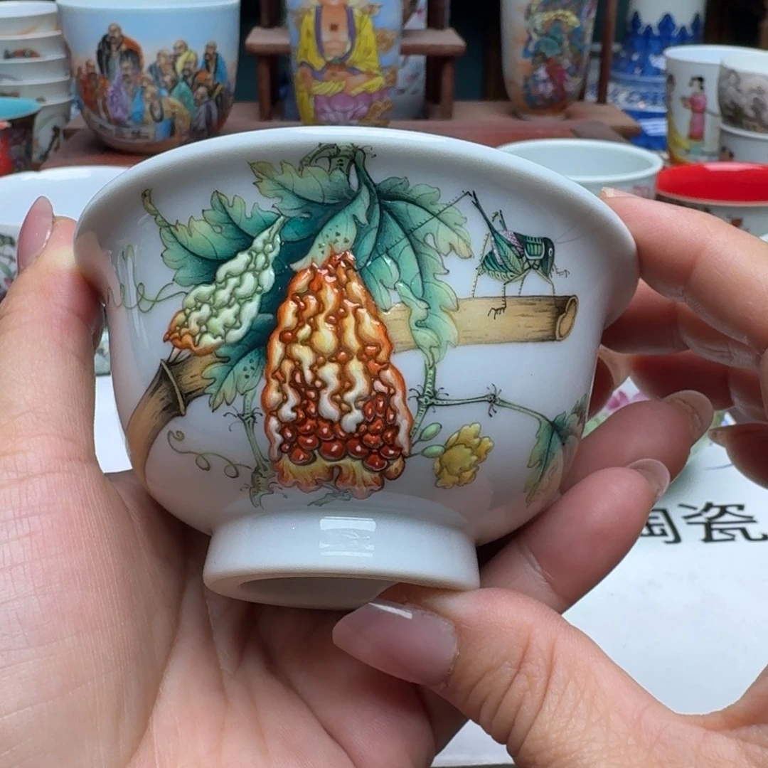 景德镇手工手绘展示