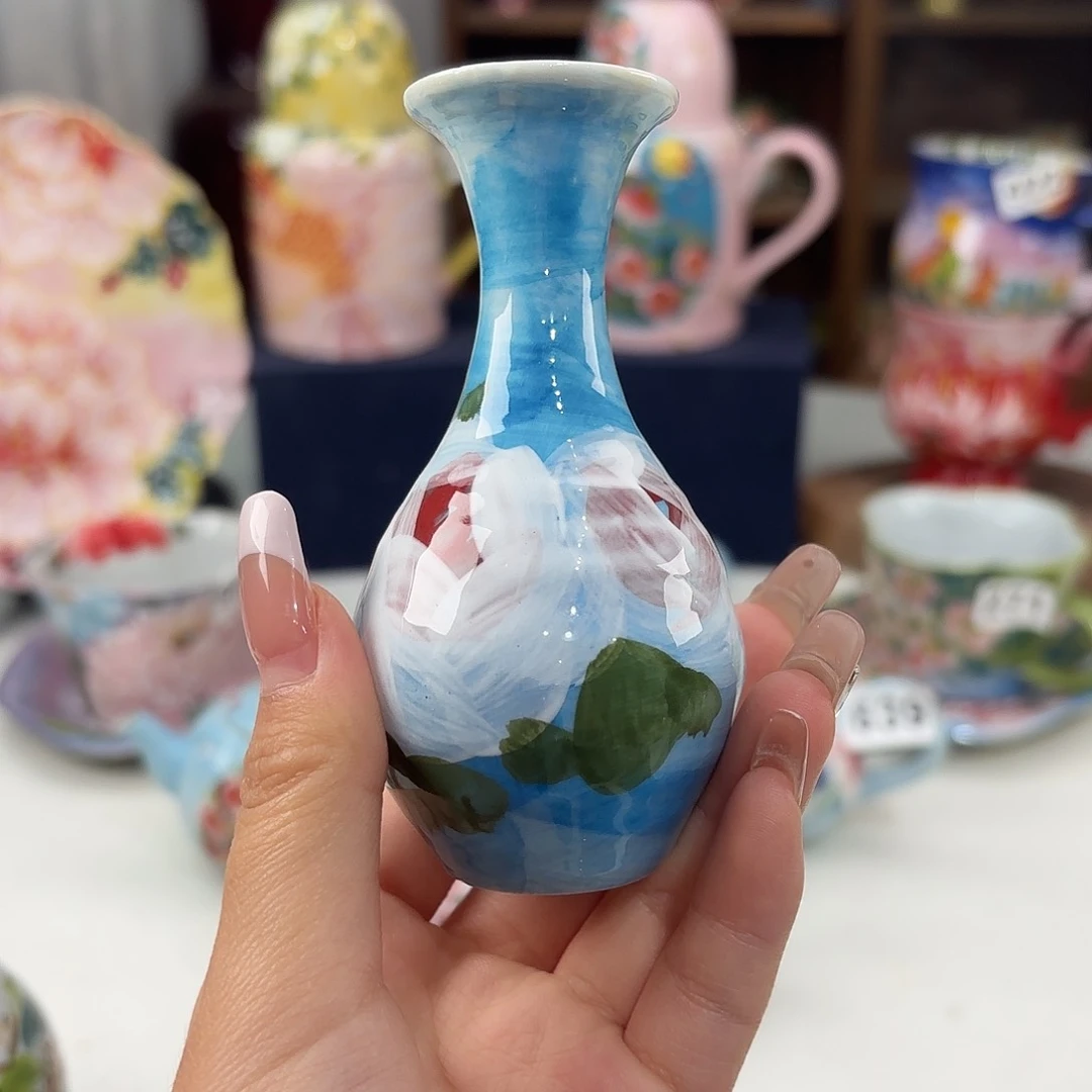 景德镇手绘高温釉下彩陶瓷茶具