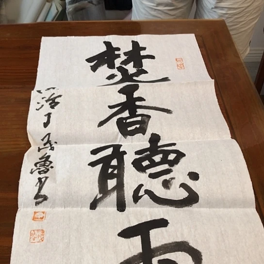 书法丁茂鲁2平尺作品