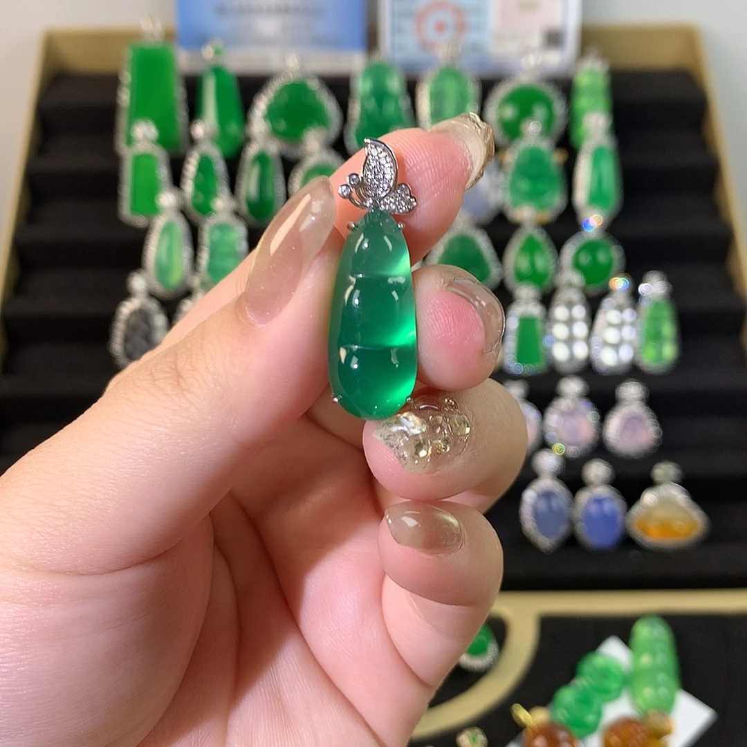 玛瑙/玉髓银S925镶嵌颈饰