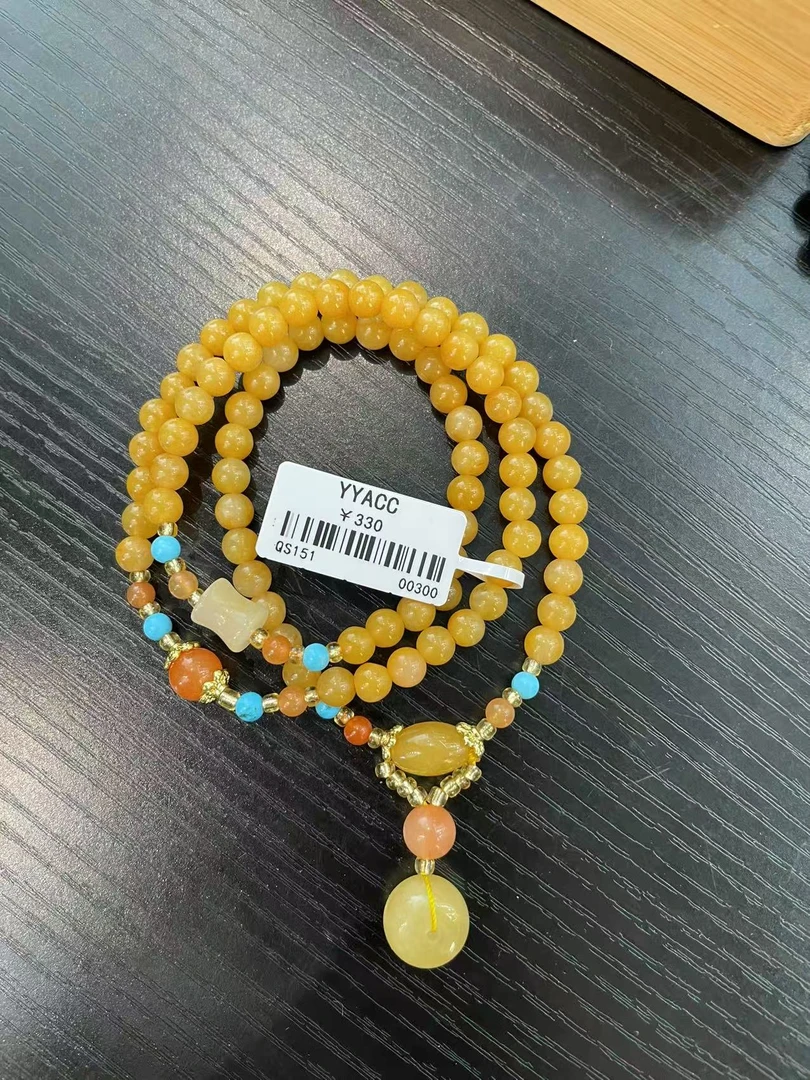 金丝玉多圈手链 QS151