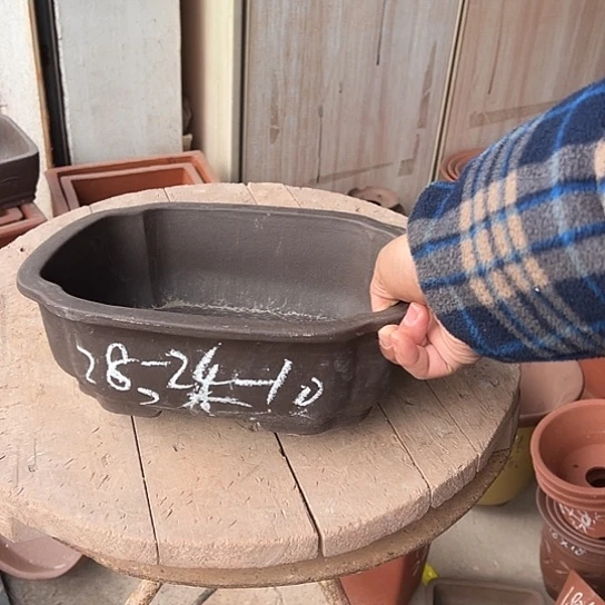 紫砂花盆透气花盆