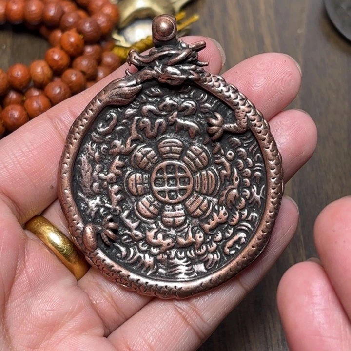 玻璃颈饰藏传喜马拉雅