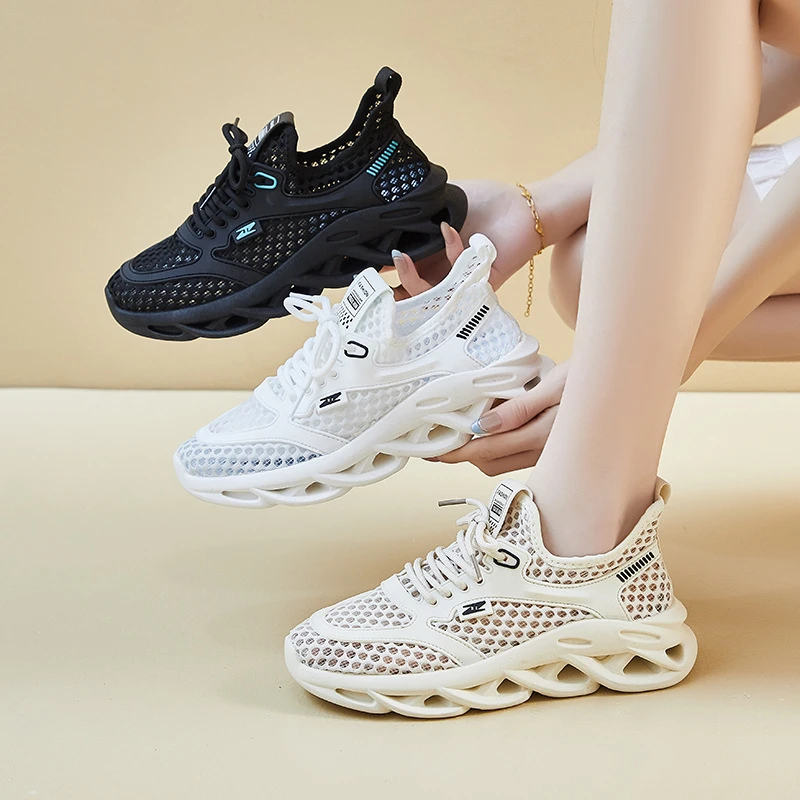 【运费险】韩版飞织鞋2025夏季新款学生运动鞋健身跑步休闲增高透气